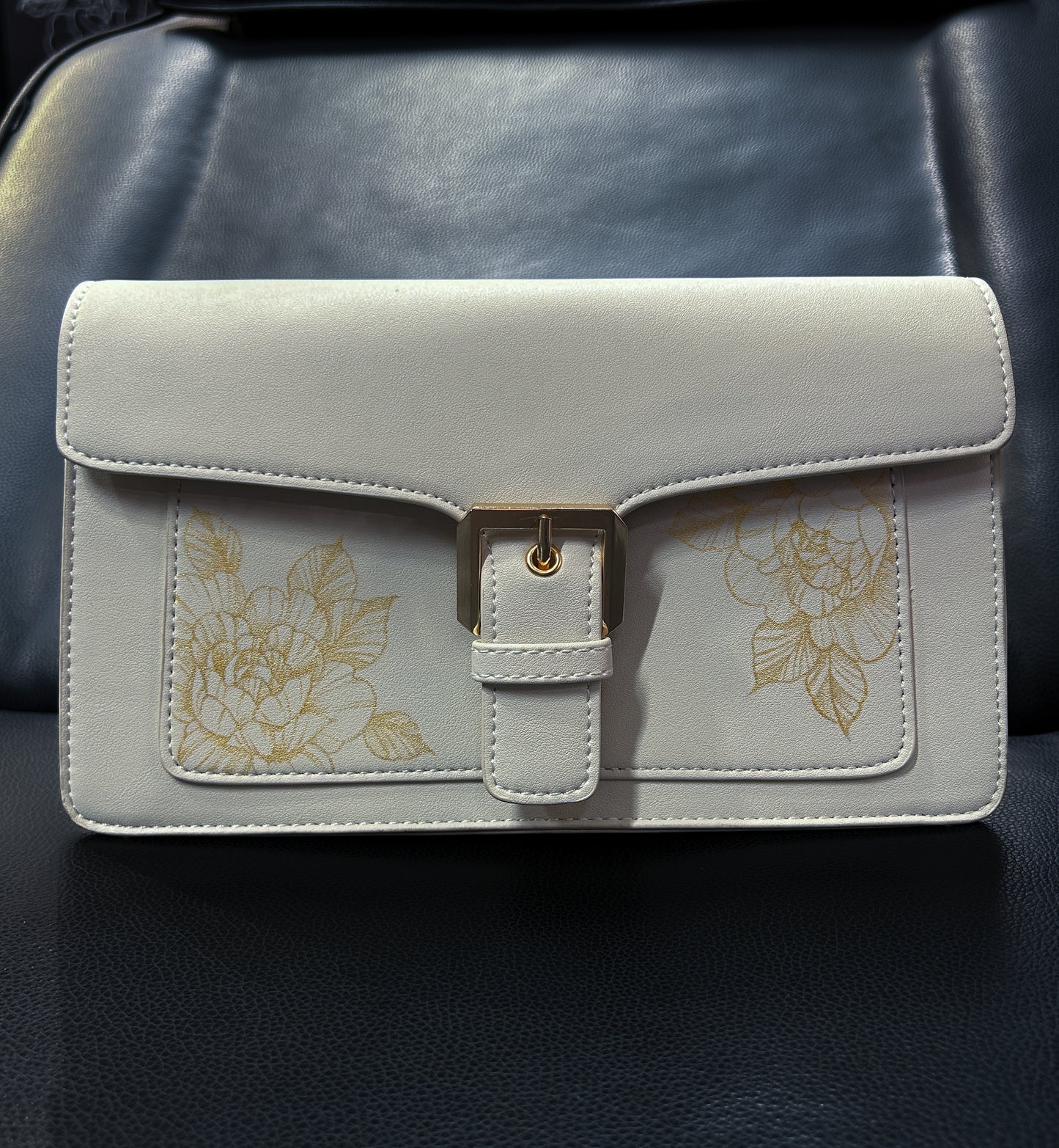 Tattooed Bag White/Gold